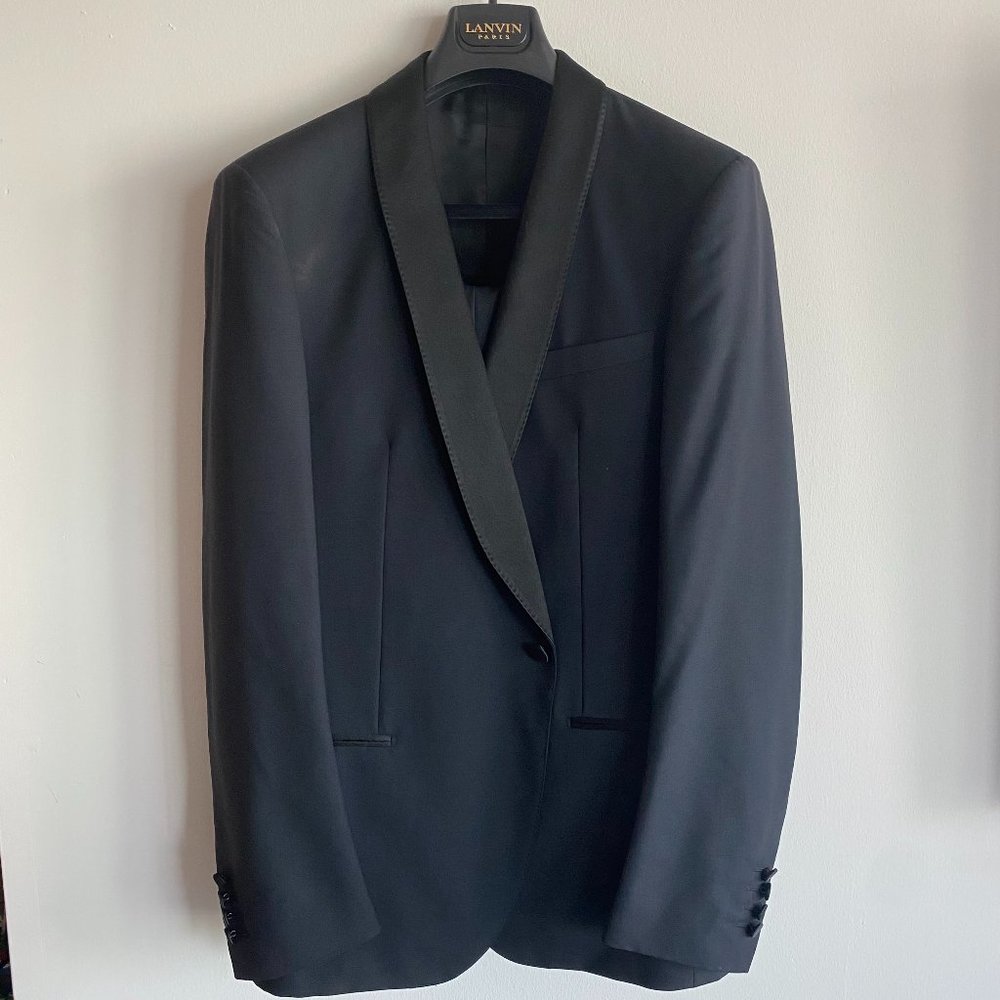 Lanvin Mens Midnight Blue Tuxedo | sz 54(US44) | Like New, Worn Once!
